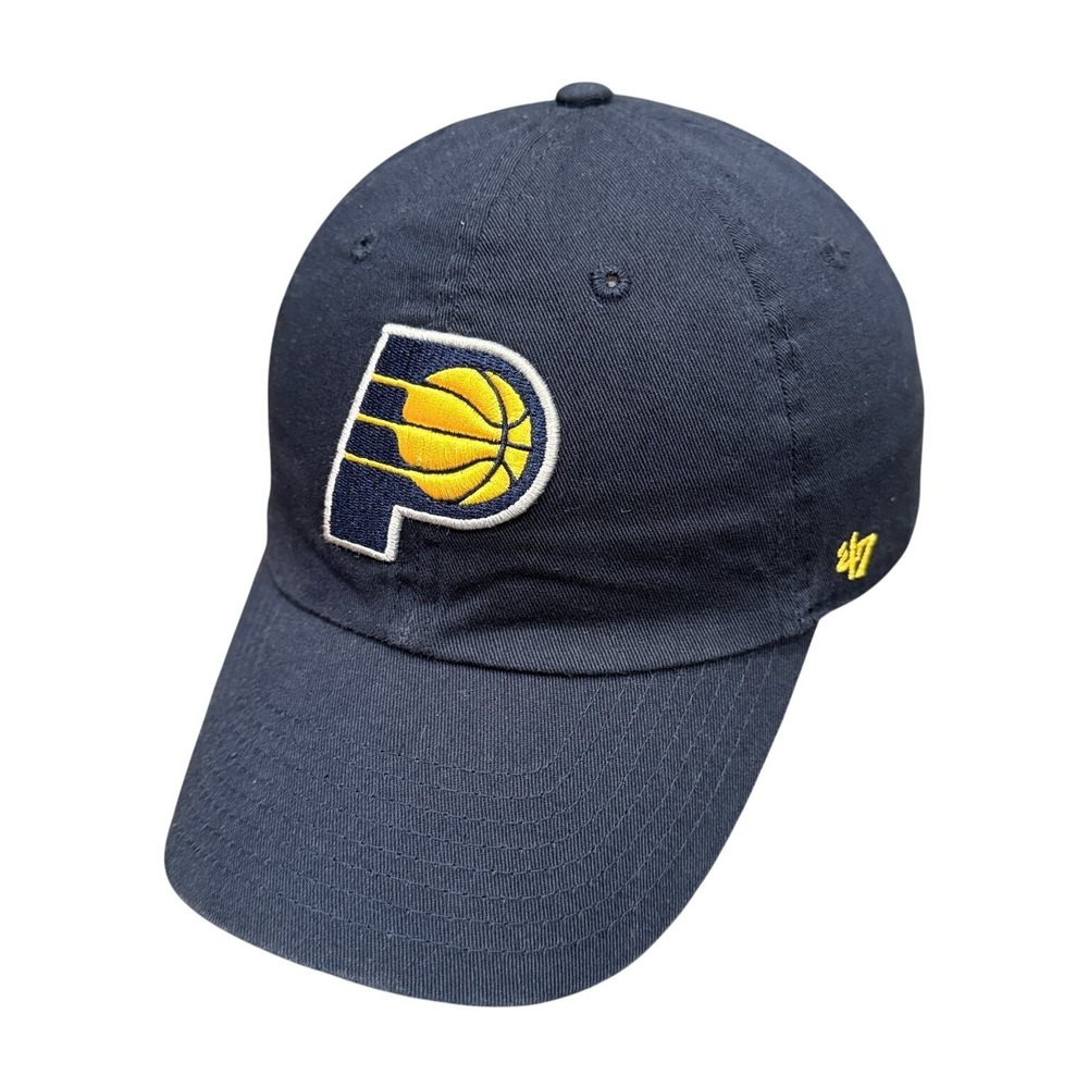 Indiana Pacers Hat 47 Brand Adjustable Navy Blue Basketball Cap